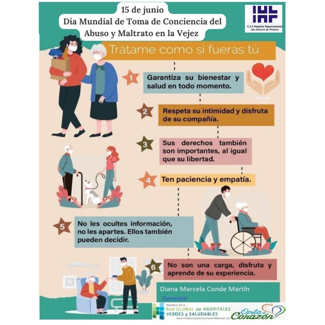 Día Mundial de la Toma de Conciencia del Abuso y Maltrato en la Vejez (15 de Junio)