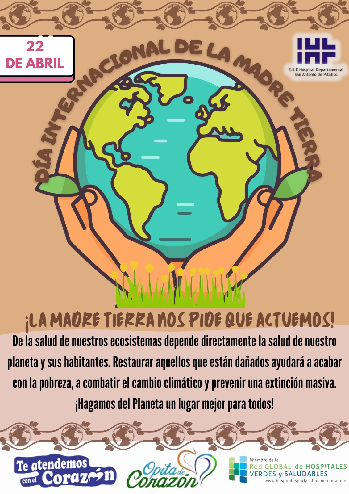 DÍA INTERNACIONAL DE LA MADRE TIERRA (22 DE ABRIL)