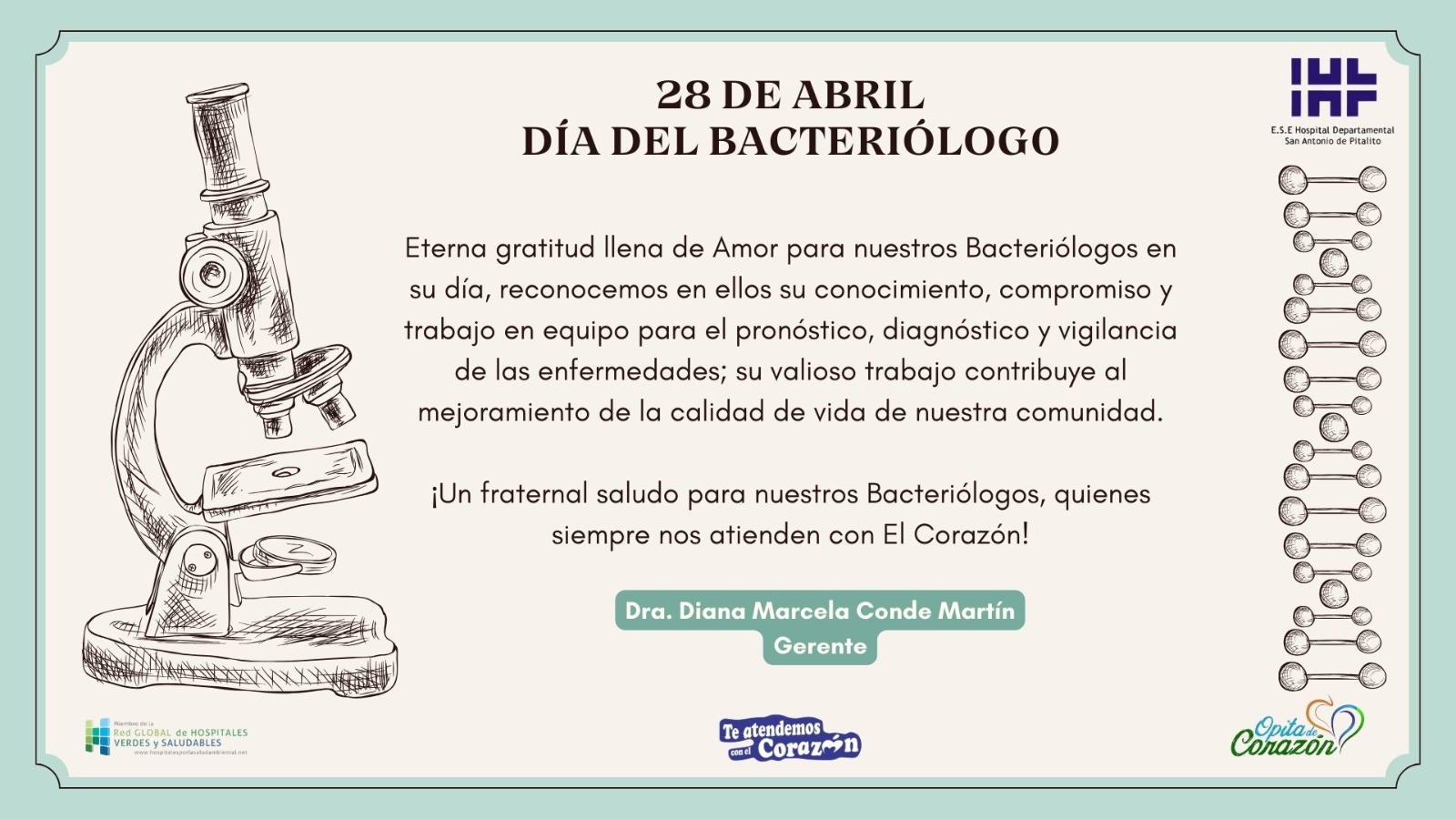 Día del Bacteriólogo – 28 de Abril