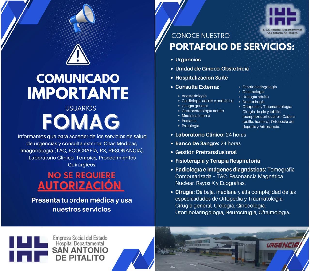 Comunicado Importante a los Usuarios del FOMAG – Fondo Nacional de Prestaciones Sociales del Magisterio-