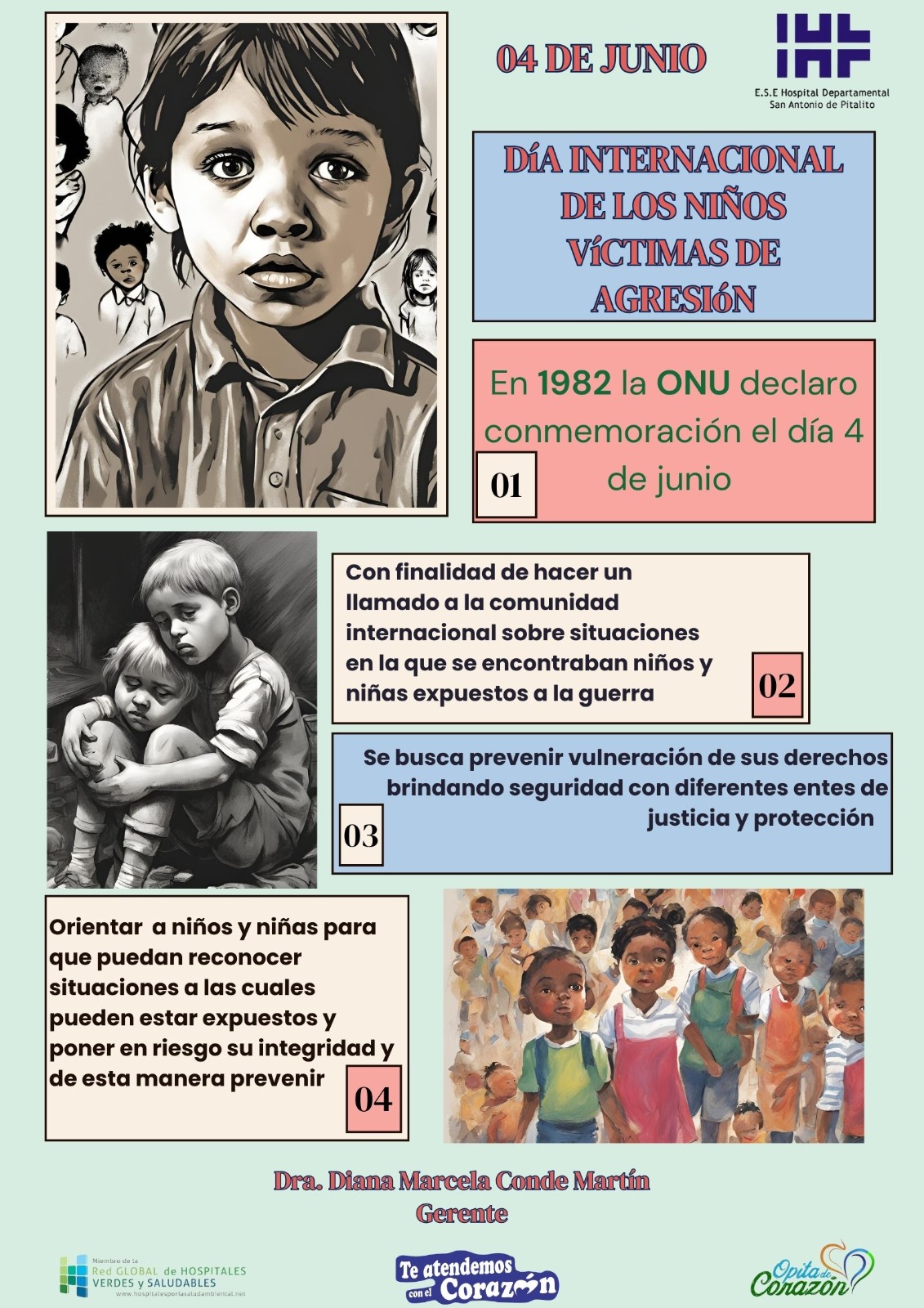Día Internacional de Los Niños Víctimas de Agresión (04 de Junio)