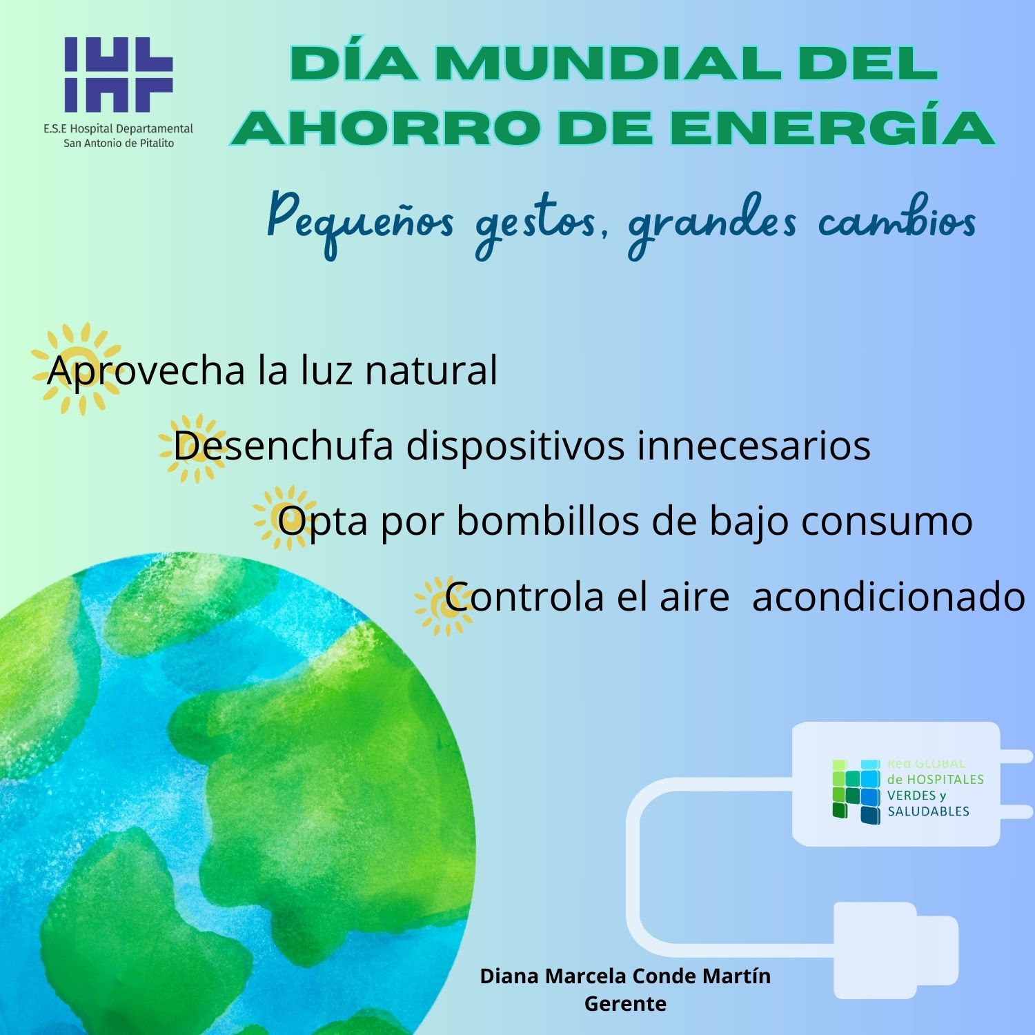 Día Mundial de Ahorro de Energía