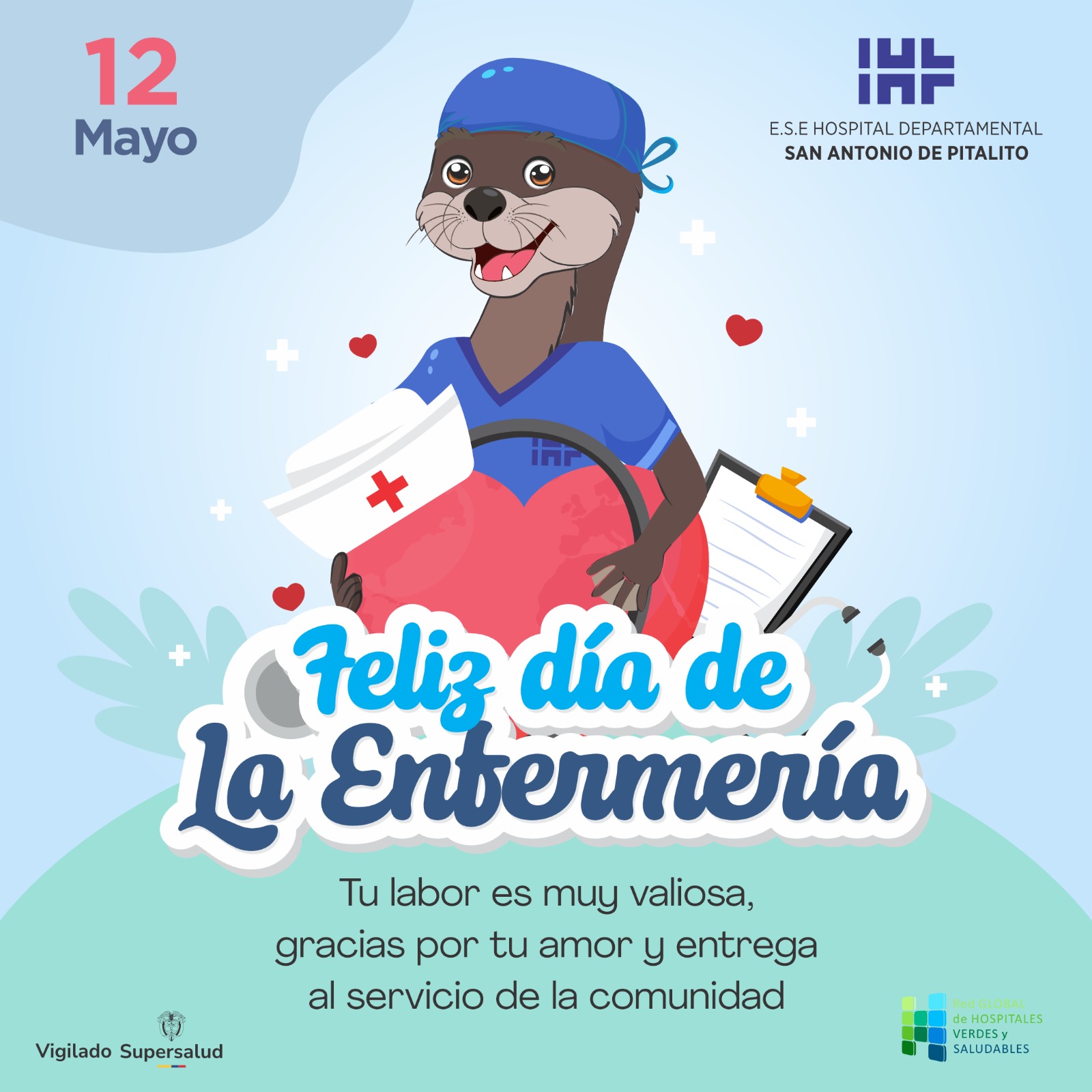 Feliz día de la Enfermería